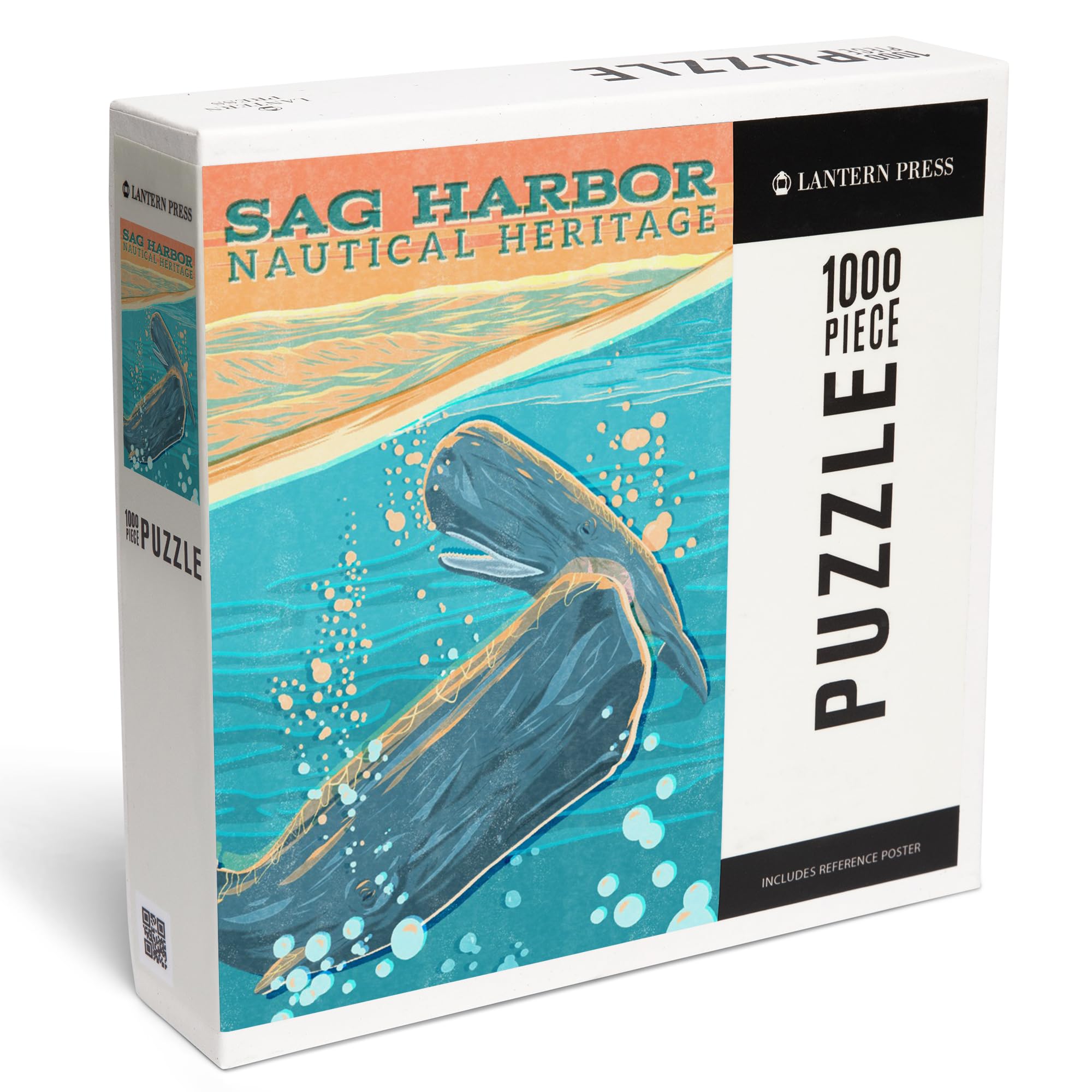 Amazon.com: Sag Harbor, New York, Sperm Whale, Vintage (1000 Piece